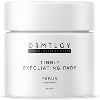 Tingl Exfoliating Face & Body Pads 60 Count | AHA BHA Toner Pads