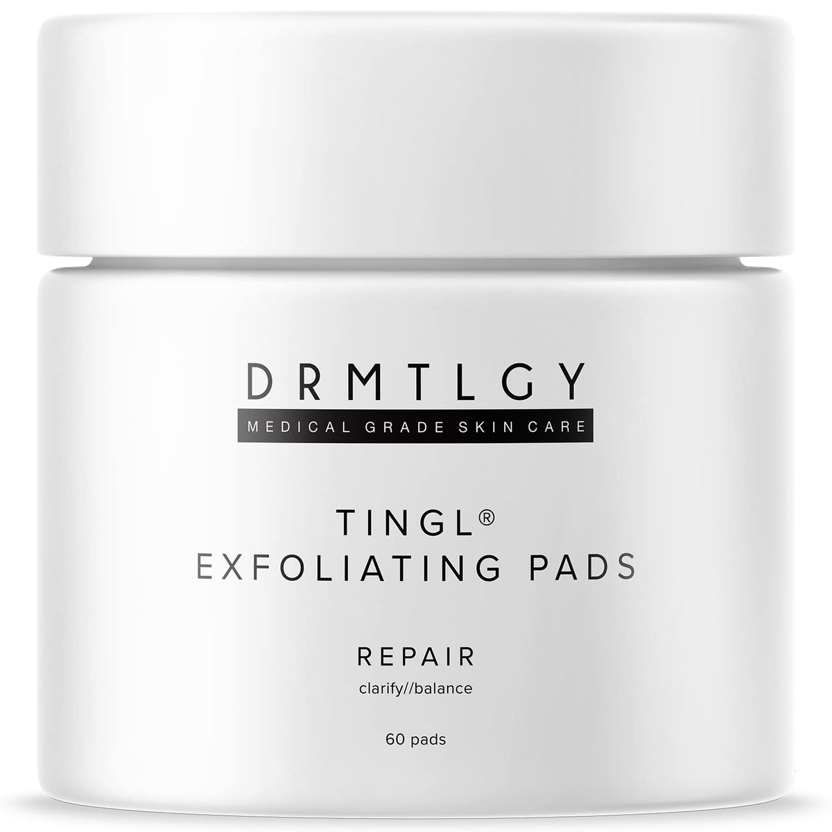 Tingl Exfoliating Face & Body Pads 60 Count | AHA BHA Toner Pads